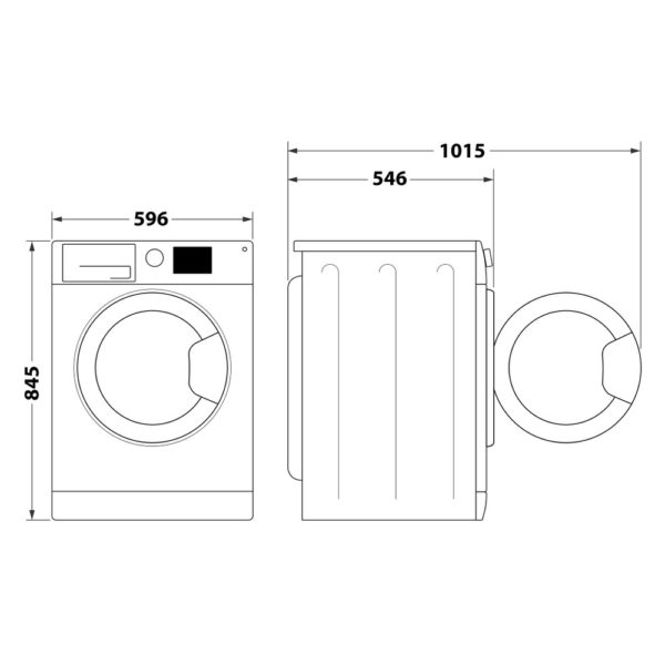 Bauknecht Waschmaschine BKWM8AD7 – Bild 5